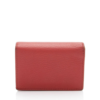 Gucci Leather GG Marmont Card Case