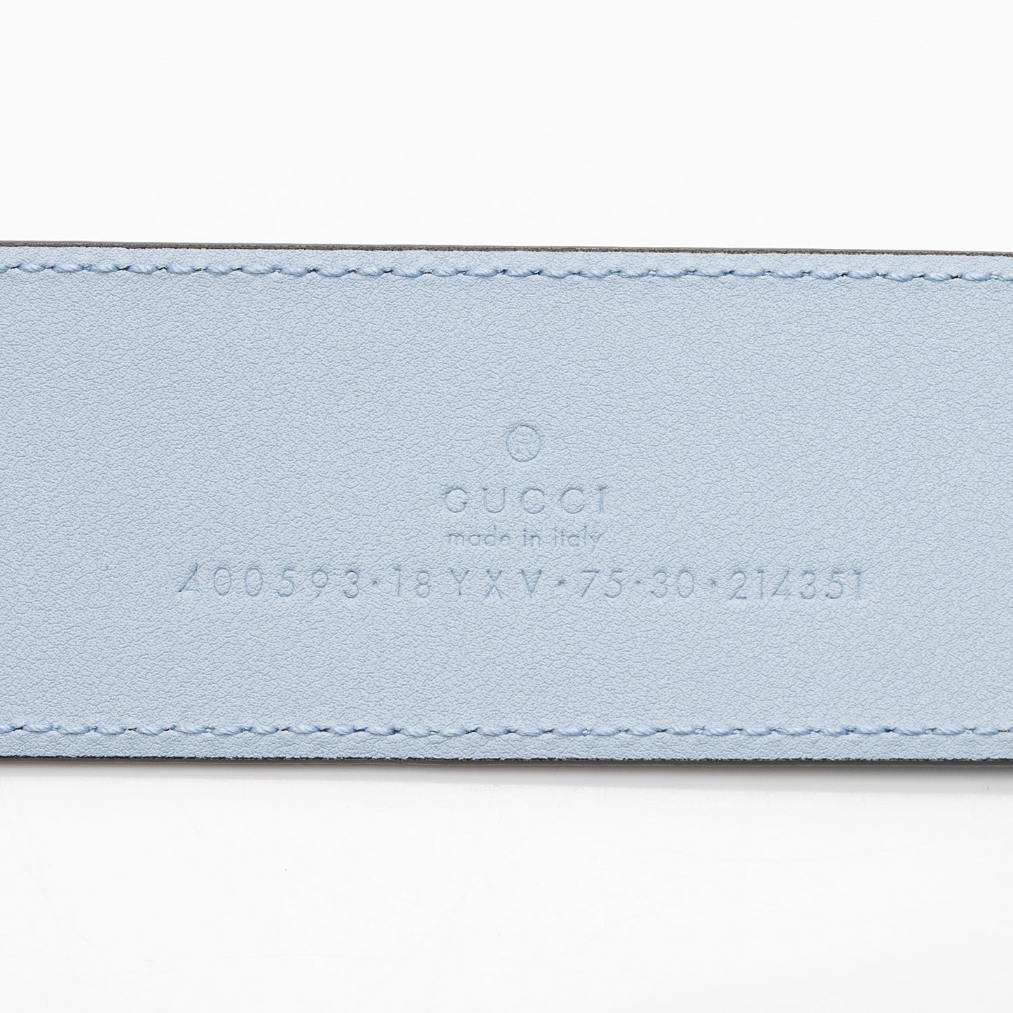 Gucci Leather GG Marmont Monochrome Belt - Size 30 / 75 (SHF-kriHPF)
