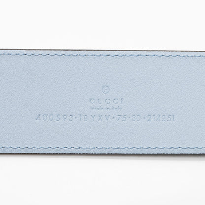 Gucci Leather GG Marmont Monochrome Belt - Size 30 / 75 (SHF-kriHPF)