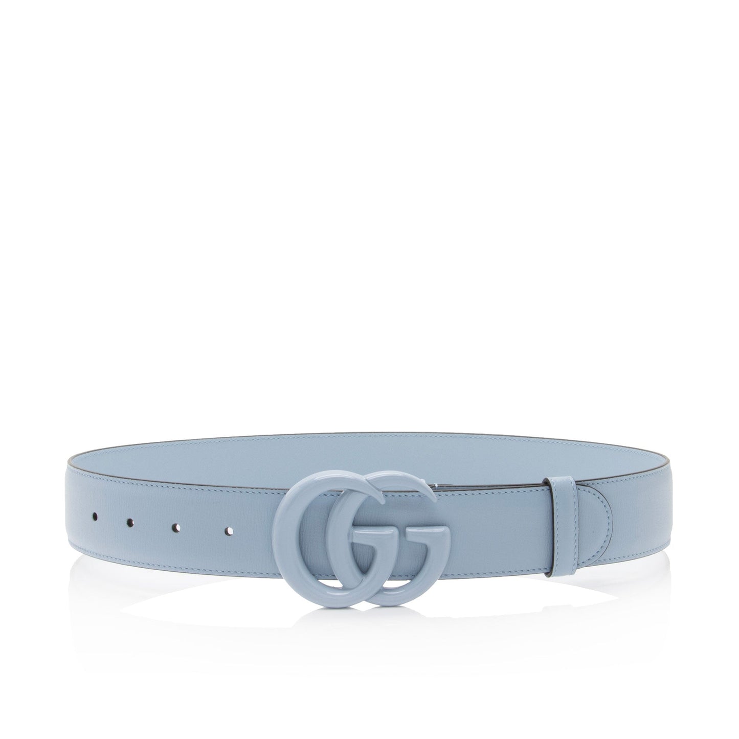 Gucci Leather GG Marmont Monochrome Belt - Size 30 / 75 (SHF-kriHPF)
