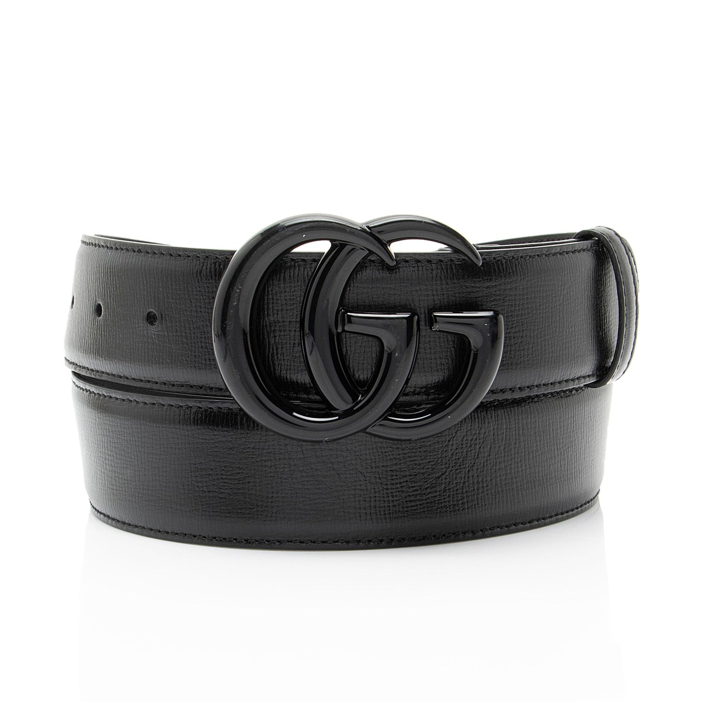 Gucci Leather GG Marmont Monochrome Belt - Size 36 / 90