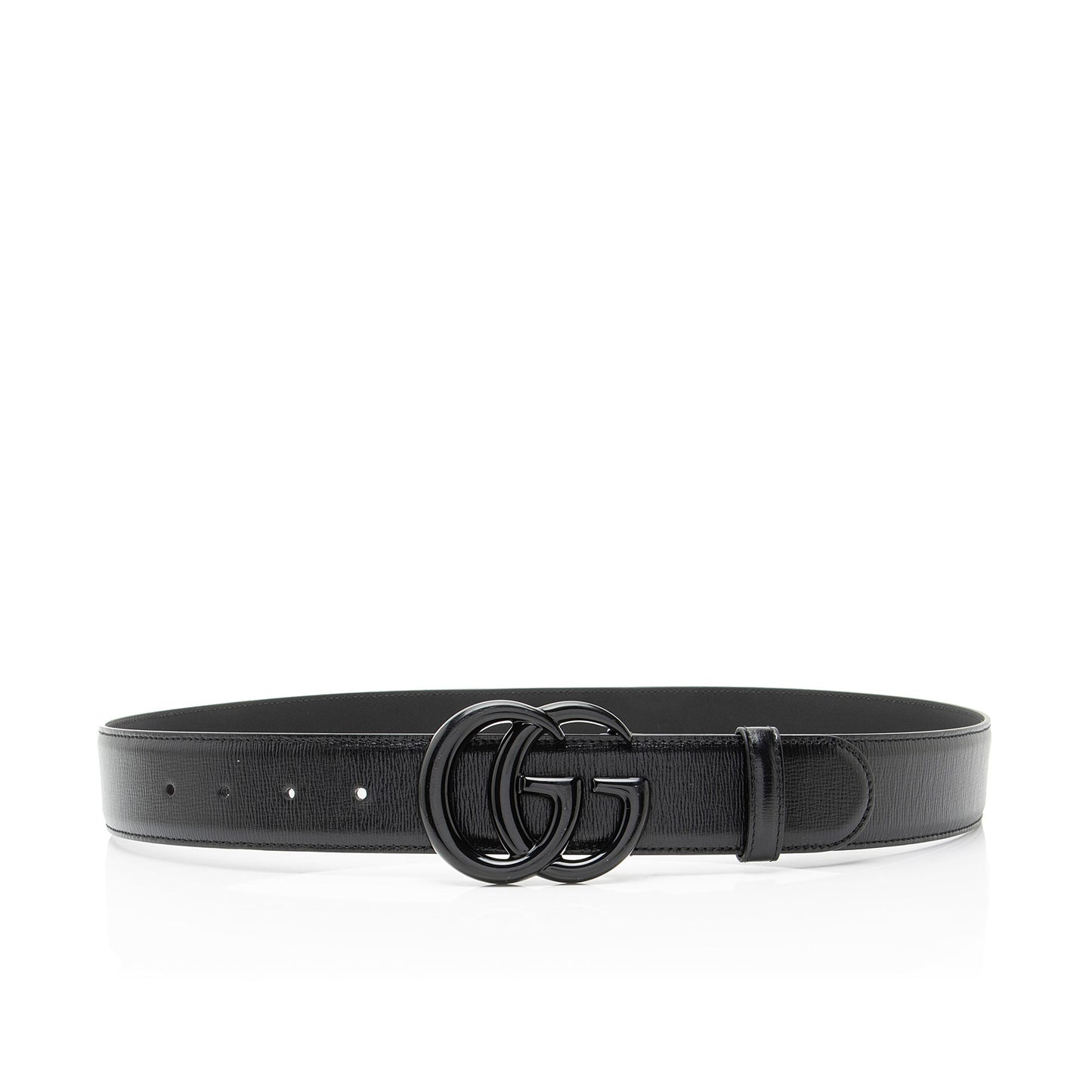 Gucci Leather GG Marmont Monochrome Belt - Size 36 / 90