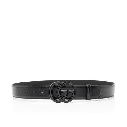 Gucci Leather GG Marmont Monochrome Belt - Size 36 / 90