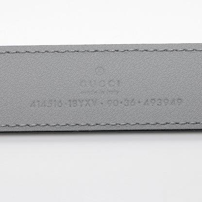 Gucci Leather GG Marmont Monochrome Belt - Size 36 / 90 (SHF-Q0vlr0)