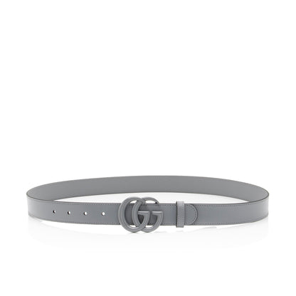 Gucci Leather GG Marmont Monochrome Belt - Size 36 / 90 (SHF-Q0vlr0)