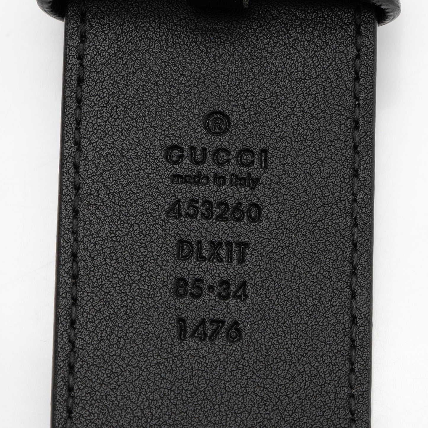 Gucci Leather GG Marmont Pearl Wide Belt - Size 34 / 85 (SHF-mZ6WWU)