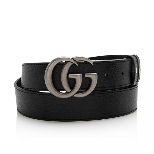 Gucci Leather GG Marmont Reversible Belt - Size 44 / 110 (SHF-22214)