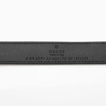 Gucci Leather GG Marmont Slim Belt - Size 28 / 70 (SHF-Z5wAiA)