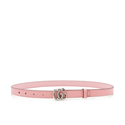 Gucci Leather GG Marmont Slim Belt - Size 32 / 80 (SHF-19368)