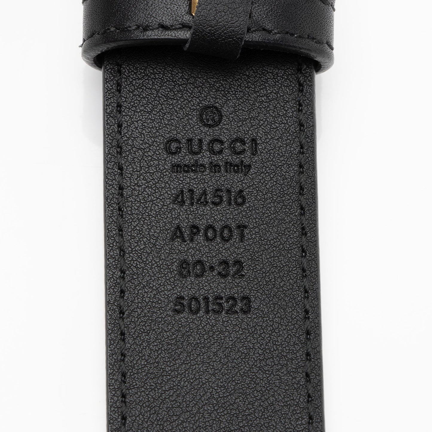 Gucci Leather GG Marmont Belt - Size 32 / 80 (SHF-s2un6d)