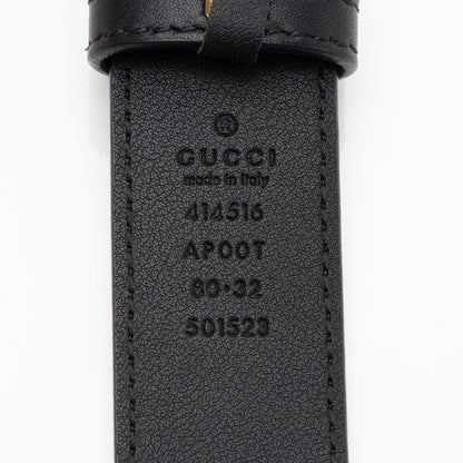 Gucci Leather GG Marmont Belt - Size 32 / 80 (SHF-s2un6d)