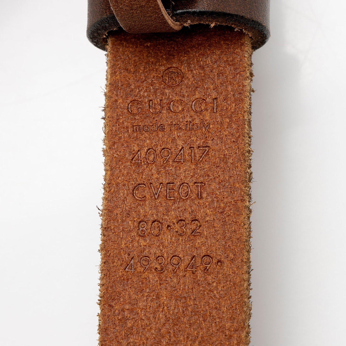 Gucci Leather GG Marmont Slim Belt - Size 32 / 80 (SHF-rJyZqR)