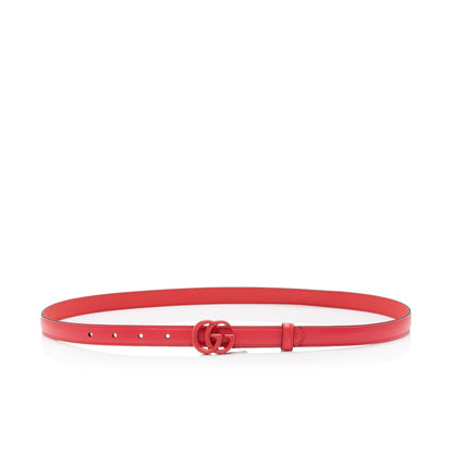 Gucci Leather GG Marmont Slim Belt - Size 36 / 90 (SHF-eZYU73)