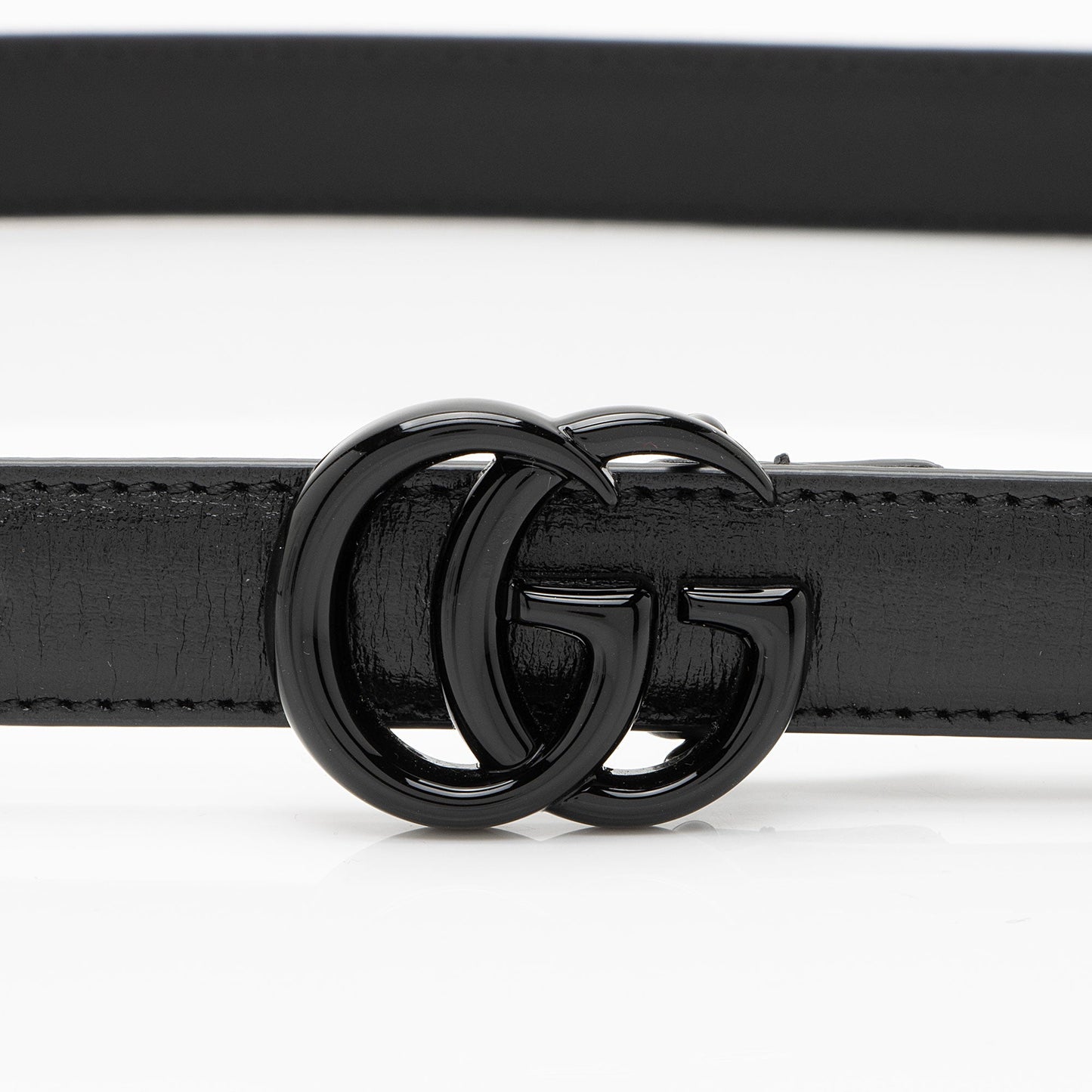 Gucci Leather GG Marmont Slim Belt - Size 38 / 95 (SHF-qhYNB2)