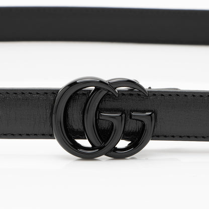 Gucci Leather GG Marmont Slim Belt - Size 38 / 95 (SHF-qhYNB2)