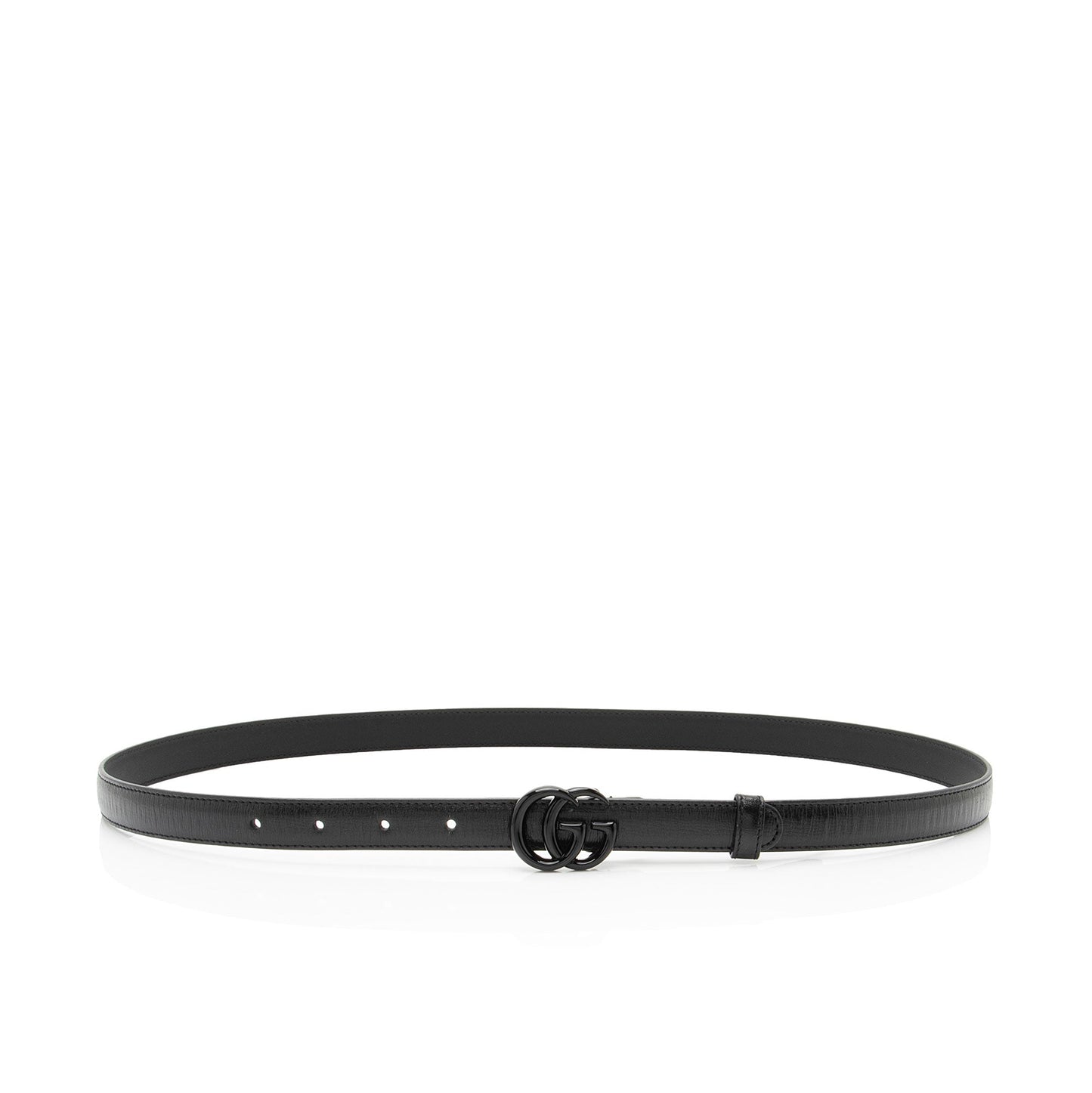 Gucci Leather GG Marmont Slim Belt - Size 38 / 95 (SHF-qhYNB2)