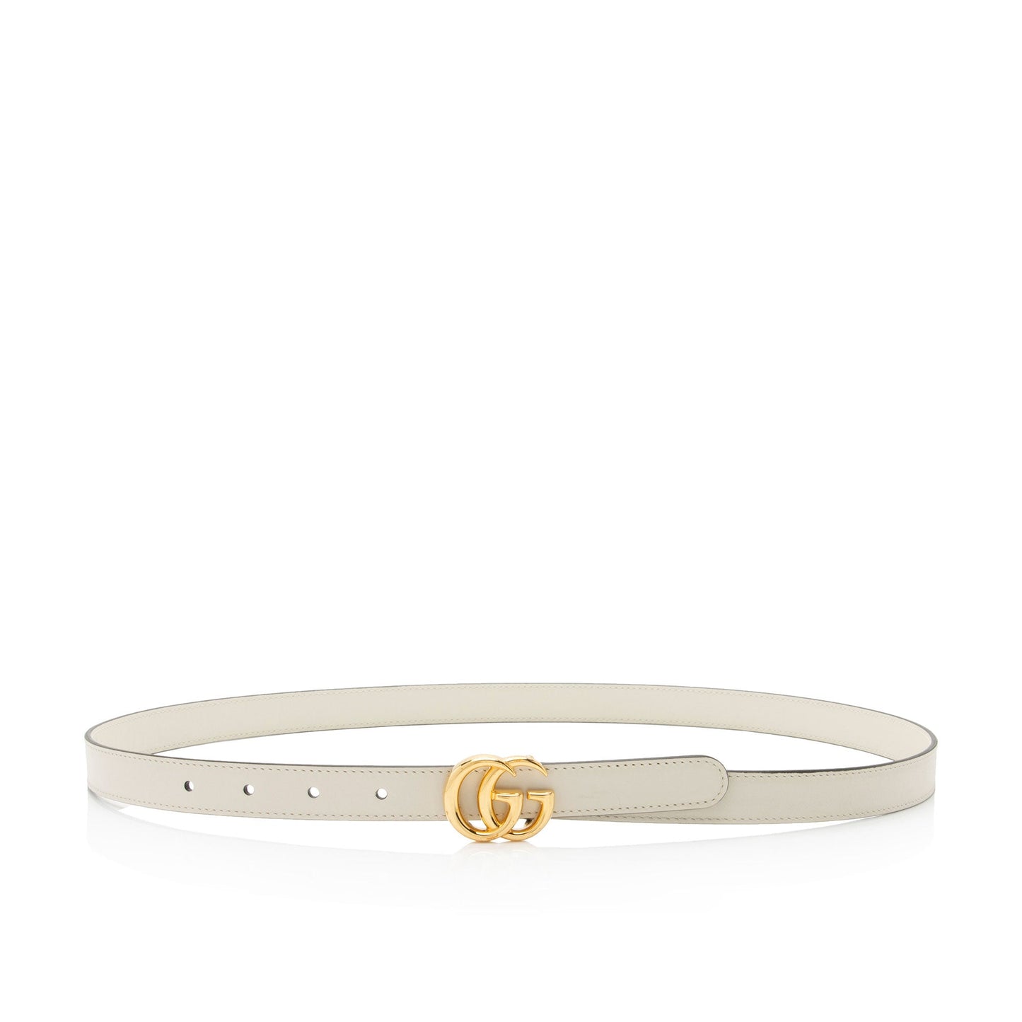 Gucci Leather GG Marmont Slim Belt - Size 38 / 95 (SHF-fUEivE)