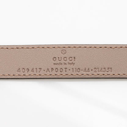 Gucci Leather GG Marmont Slim Belt - Size 44 / 110 (SHF-22299)