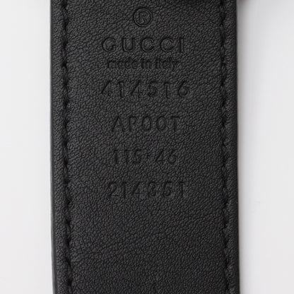 Gucci Leather GG Marmont Slim Belt - Size 46 / 115 (SHF-p3CxeT)