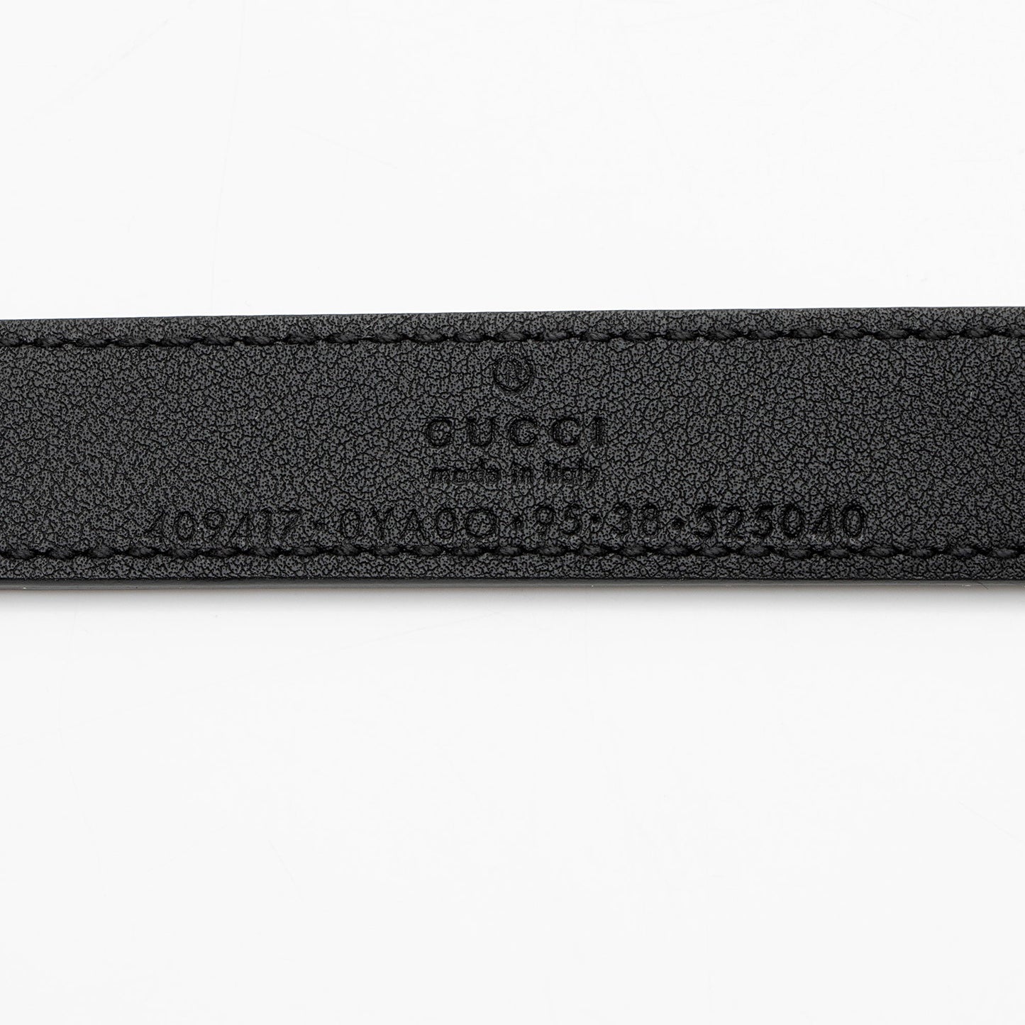 Gucci Leather GG Marmont Slim Belt - Size 38 / 95