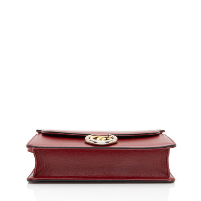Gucci Leather GG Ring Shoulder Bag