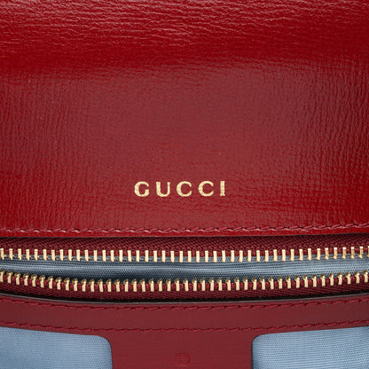 Gucci Leather GG Ring Shoulder Bag