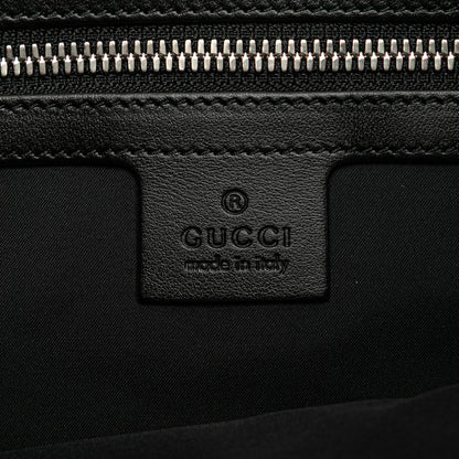 Gucci Leather Gucci Ghost Drawstring Backpack