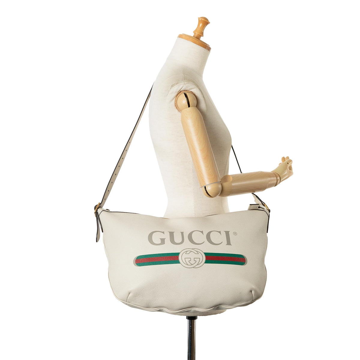 Gucci Leather Gucci Logo Half Moon (SHG-9LT2Mn)