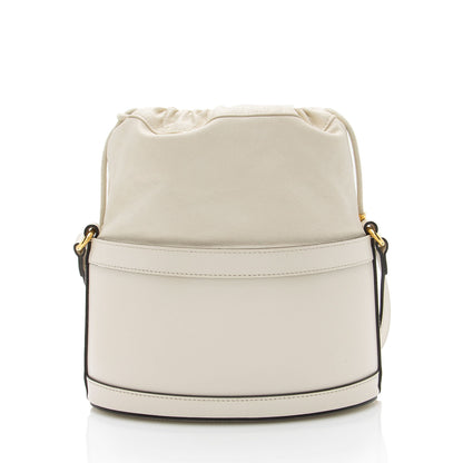 Gucci Leather Horsebit 1955 Drawstring Bucket Bag
