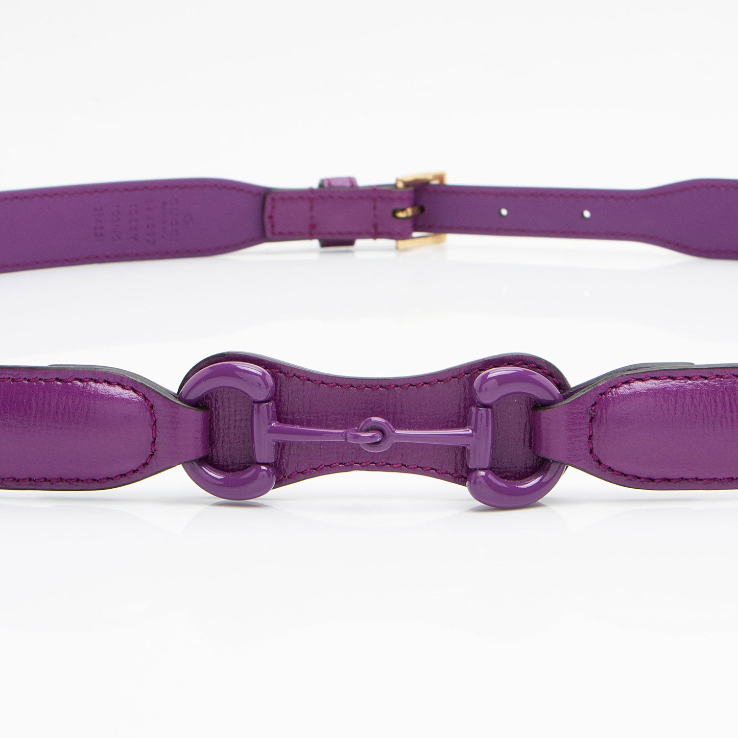 Gucci Smooth Leather Horsebit Belt - Size 40 / 100