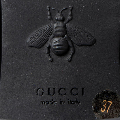 Gucci Leather Horsebit Chain Ankle Boots - Size 7 / 37