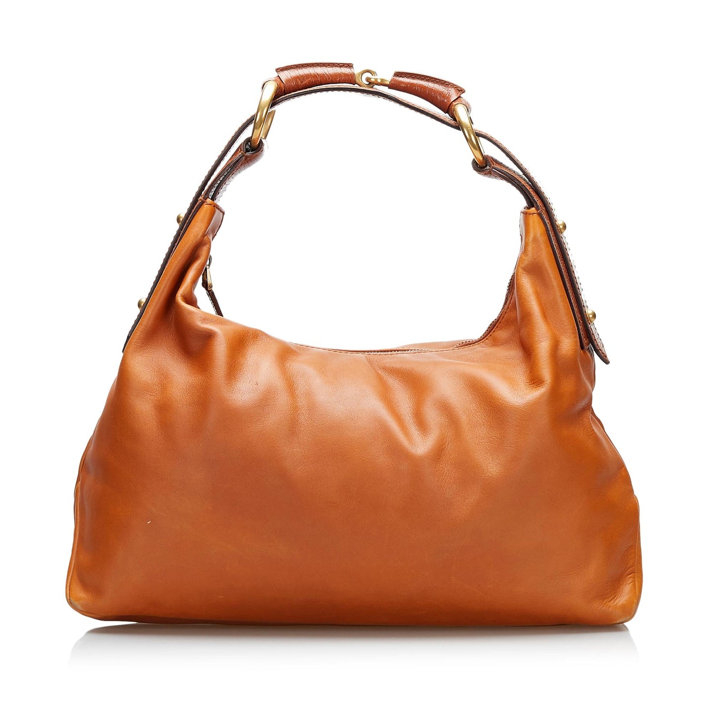 Gucci Leather Horsebit Hobo (SHG-OUFvKC)