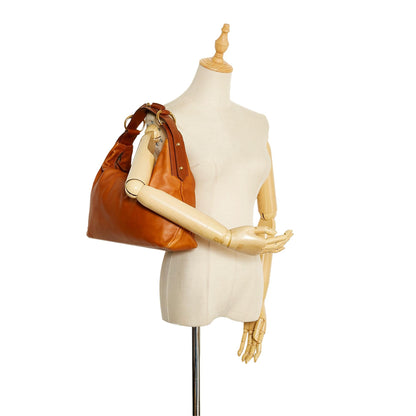 Gucci Leather Horsebit Hobo (SHG-OUFvKC)