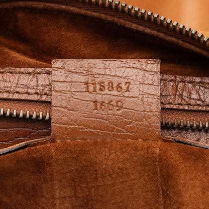 Gucci Leather Horsebit Medium Hobo (SHF-WR9LR9)