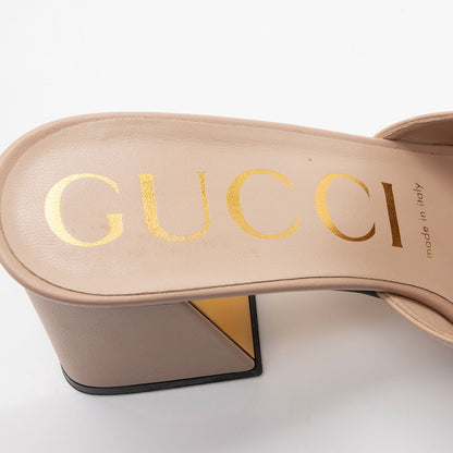 Gucci Leather Horsebit Slide Sandals - Size 7.5 / 37.5 (SHF-eOub5Z)