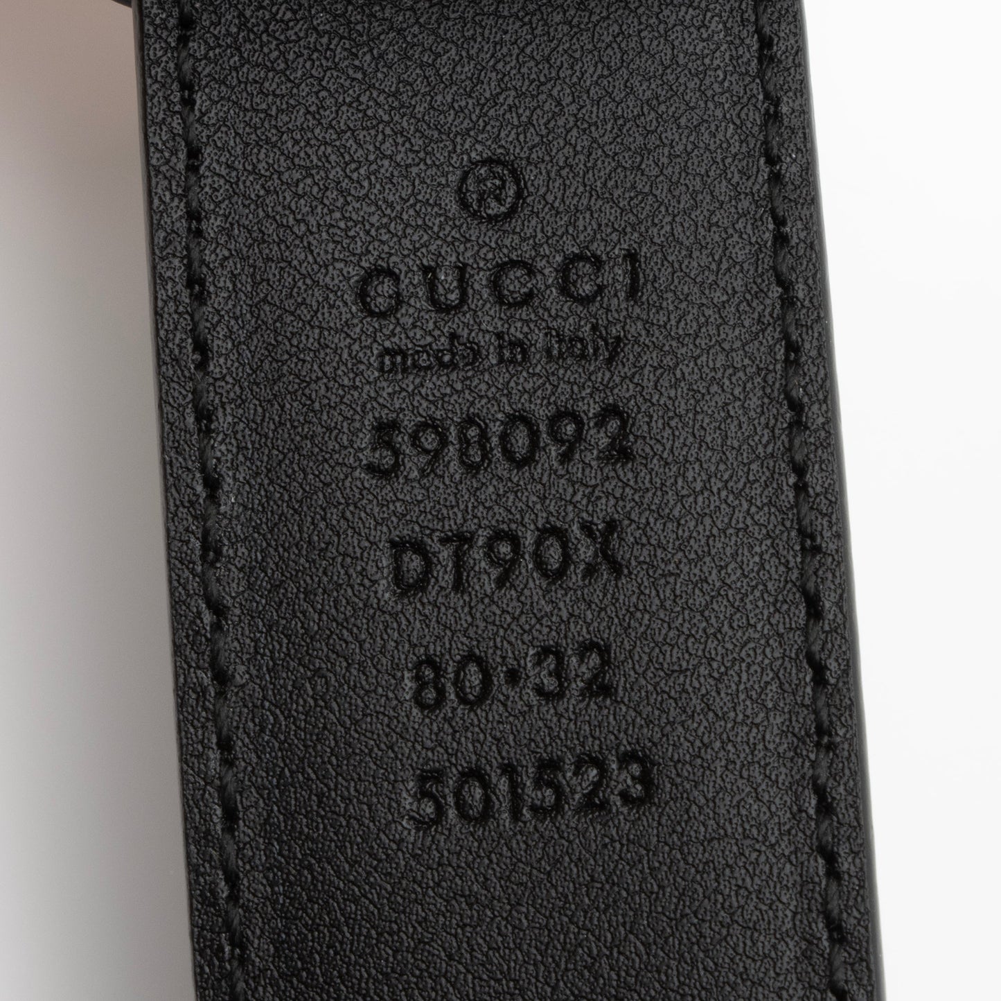 Gucci Leather Interlocking G Belt - Size 32 / 80 (SHF-23273)