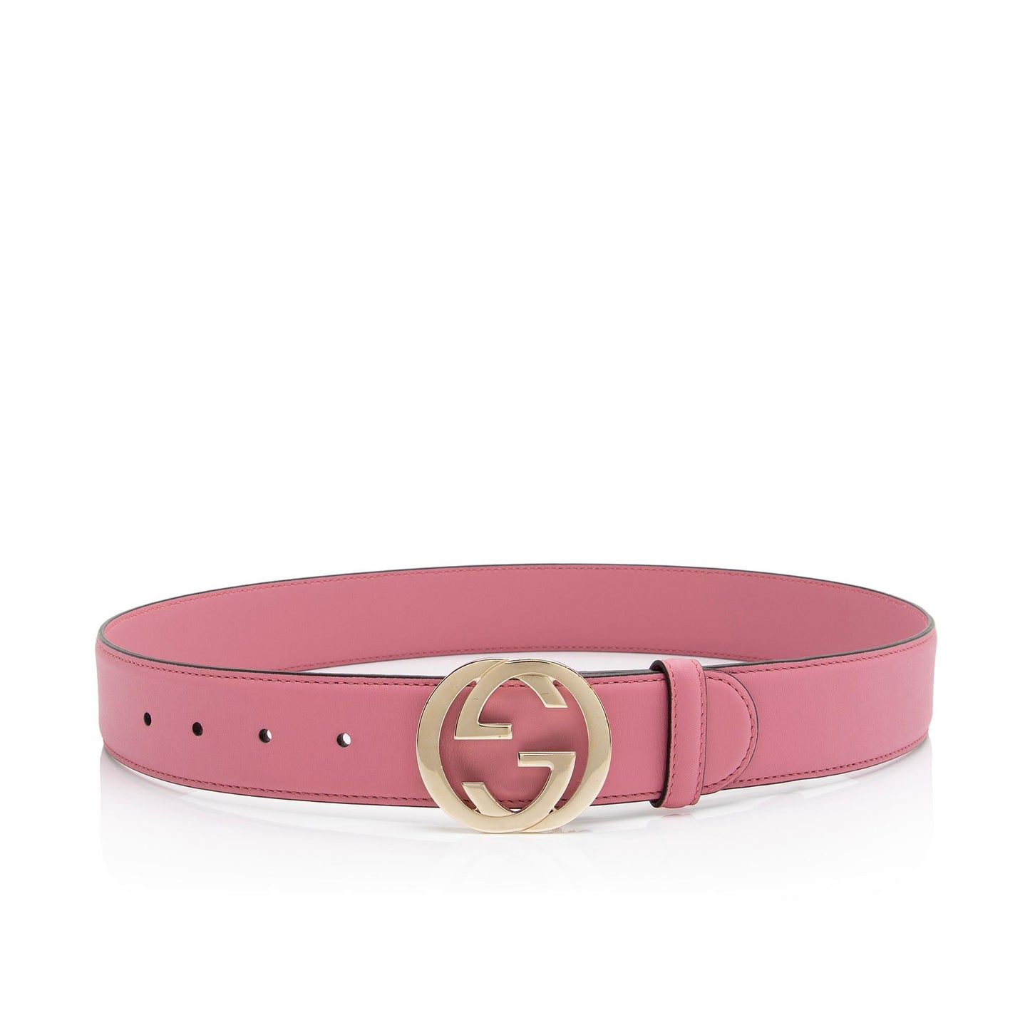 Gucci Leather Interlocking G Belt - Size 32 / 80 (SHF-PyhR7L)