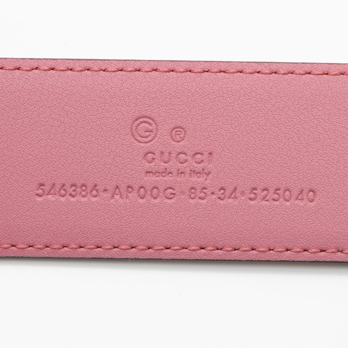 Gucci Leather Interlocking G Belt - Size 34 / 85 (SHF-kx52YG)