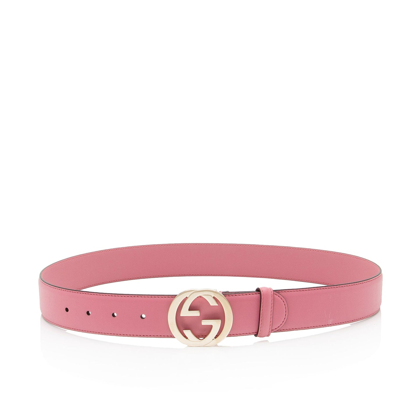 Gucci Leather Interlocking G Belt - Size 34 / 85