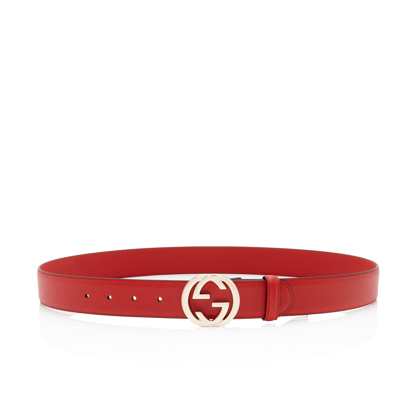 Gucci Leather Interlocking G Belt - Size 38 / 95 (SHF-eaffXQ)