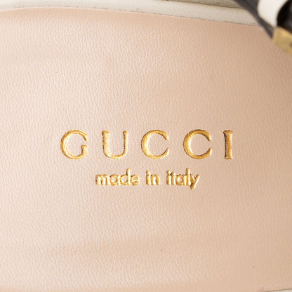 Gucci Leather Interlocking G Cutout Platform Sandals - Size 10 / 40
