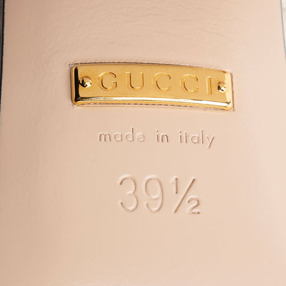 Gucci Leather Interlocking G Cutout Platform Sandals - Size 9.5 / 39.5