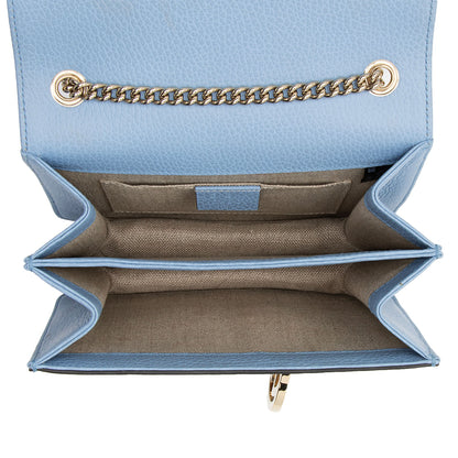 Gucci Leather Interlocking G Small Shoulder Bag (SHF-PdpWhK)