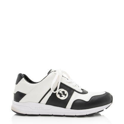 Gucci Leather Interlocking G Sneakers - Size 10 / 40 - FINAL SALE (SHF-j64B4Z)