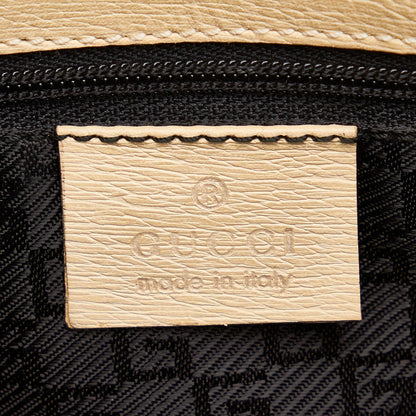 Gucci Leather Jackie Bardot (SHG-nnMyZA)