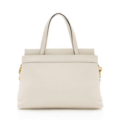 Gucci Calfskin Interlocking G Top Handle Bag (SHF-sjQV4q)