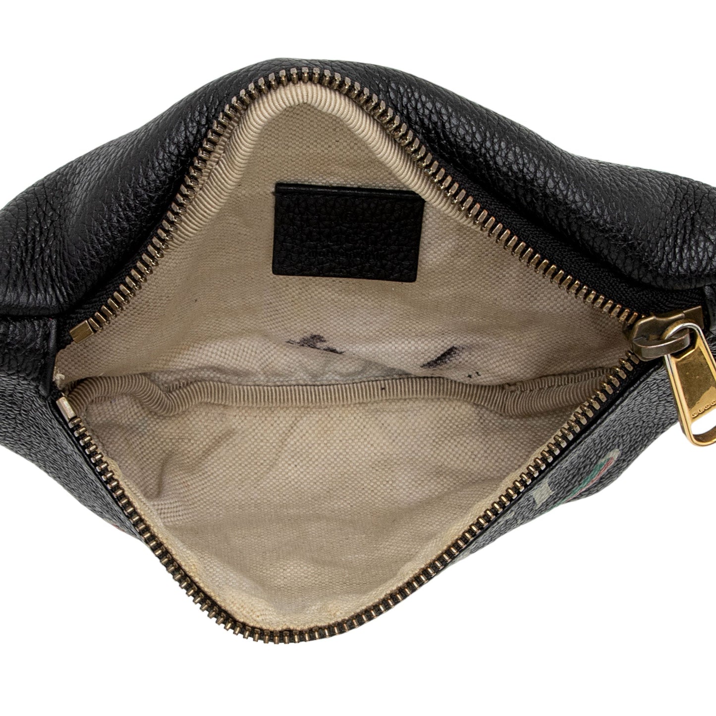 Gucci Leather Logo Belt Bag (SHF-NyrC5V)