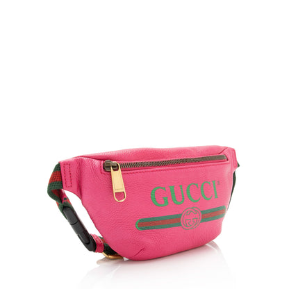 Gucci Leather Logo Belt Bag (SHF-tb0kKj)