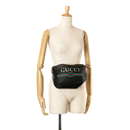 Gucci Leather Logo Belt Bag (SHG-b7wjHw)