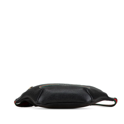 Gucci Leather Logo Belt Bag (SHG-CAi1Uq)